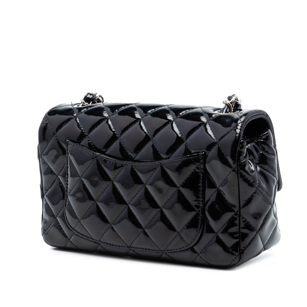 Pre-Loved Chanel Mini Rectangular Classic Patent Single Flap - Picture 2 of 7